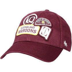 QLD Maroons 2025 Iconic Retro Badge Cap - SPORTFIRST HERVEY BAY
