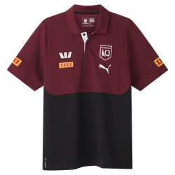 QLD Maroons 2025 Mens Team Polo - SPORTFIRST HERVEY BAY
