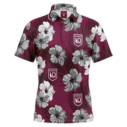 QLD Maroons Aloha Golf Polo - SPORTFIRST HERVEY BAY