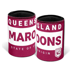 QLD Maroons Logo Can Cooler - SPORTFIRST HERVEY BAY