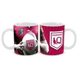 QLD Maroons Logo Coffee Mug - SPORTFIRST HERVEY BAY
