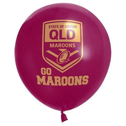 Queensland Maroons Balloons Pack - SPORTFIRST HERVEY BAY