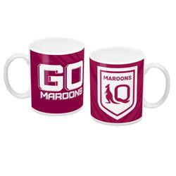 Queensland Maroons Logo Ceramic Coffee Mug - SPORTFIRST HERVEY BAY