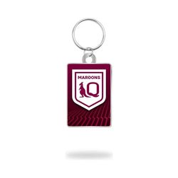 Queensland Maroons Metal Keyring - SPORTFIRST HERVEY BAY