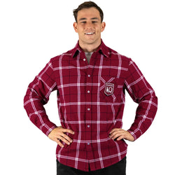 Queensland Maroons Mustang Flannel Shirt - SPORTFIRST HERVEY BAY