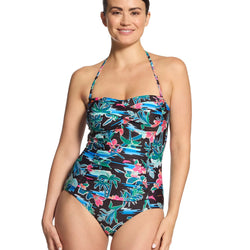 Zoggs Ruched Bandeau E One Piece