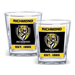 Richmond Tigers Set of 2 Spirit Glasses - SPORTFIRST HERVEY BAY