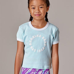 Running Bare Baby Ringer Girls Tee - SPORTFIRST HERVEY BAY