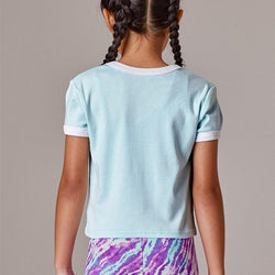 Running Bare Baby Ringer Girls Tee - SPORTFIRST HERVEY BAY