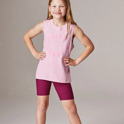 Running Bare Girls Jump Shot Tank - SPORTFIRST HERVEY BAY