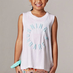 Running Bare Girls Jump Shot Tank - SPORTFIRST HERVEY BAY