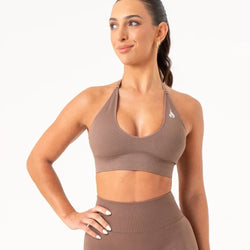 Ryderwear Lift Rib Seamless Halter Sports Bra - SPORTFIRST HERVEY BAY