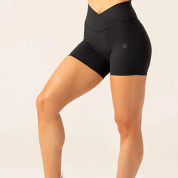 Ryderwear Momentum Cross Over Womens Scrunch Shorts - SPORTFIRST HERVEY BAY