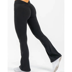 Ryderwear NKD V Scrunch Flared Leggings - SPORTFIRST HERVEY BAY