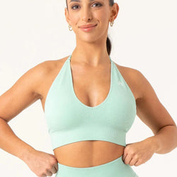Ryderwear Rib Seamless Halter Sports Bra - SPORTFIRST HERVEY BAY
