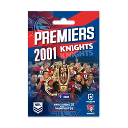 Newcastle Knights 2001 Premiers 3D Trophy Keyring