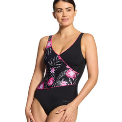 Zoggs Wrap Front One Piece