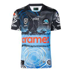 Sharks 2025 Mens Indigenous Jersey - SPORTFIRST HERVEY BAY