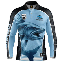 Sharks Barracuda Fishing Shirt - SPORTFIRST HERVEY BAY
