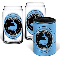 Sharks Can Glasses & Can Cooler Pack - SPORTFIRST HERVEY BAY
