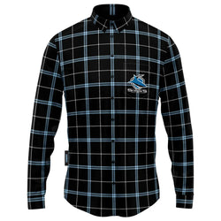 Sharks Mustang Flannel Shirt - SPORTFIRST HERVEY BAY