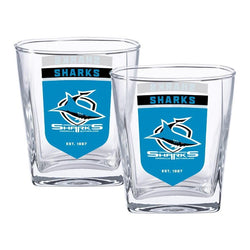 Sharks Spirit Glasses - SPORTFIRST HERVEY BAY