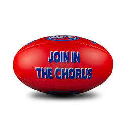 Sherrin Super Soft Touch Club Football - Nth Melbourne Kangaroos - SPORTFIRST HERVEY BAY