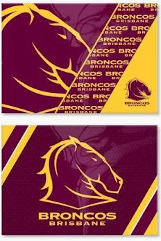 Brisbane Broncos Set Of 2 Fridge Magnets
