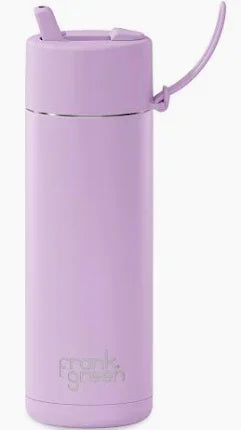 Frank Green - 595ml Ceramic Reusable Bottle With Flip Straw Lid