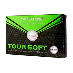 Slotline Tour Soft Golf Ball (12 Pack) - SPORTFIRST HERVEY BAY