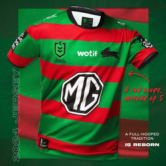 South Sydney Rabbitohs 2024 Mens Home Jersey SPORTFIRST HERVEY BAY