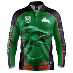South Sydney Rabbitohs Barracuda Fishing Shirt - SPORTFIRST HERVEY BAY