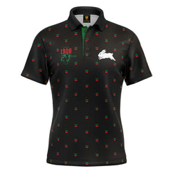 South Sydney Rabbitohs Mens Mulligan Golf Polo - SPORTFIRST HERVEY BAY