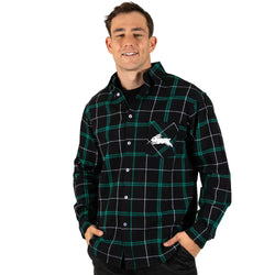 South Sydney Rabbitohs Mustang Flannel Shirt - SPORTFIRST HERVEY BAY