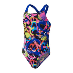 Speedo Girls Digital Allover Powerback Swimsuit - SPORTFIRST HERVEY BAY