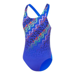Speedo Girls Powerstrike Leaderback One Piece