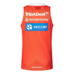 St George Dragons 2025 Mens Pro Training Singlet - SPORTFIRST HERVEY BAY