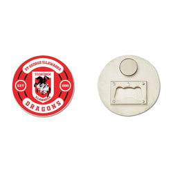 St George Dragons Bottle Opener Magnet - SPORTFIRST HERVEY BAY