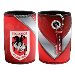St George Dragons Can Cooler & Opener Pack - SPORTFIRST HERVEY BAY