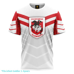 St George Dragons Kids Chevron Tee - SPORTFIRST HERVEY BAY