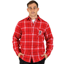 St George Dragons Mustang Flannel Shirt - SPORTFIRST HERVEY BAY