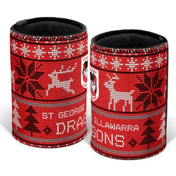 ST George Dragons Xmas Can Cooler - SPORTFIRST HERVEY BAY