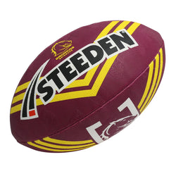 Steeden Brisbane Broncos NRL Supporter Football - SPORTFIRST HERVEY BAY