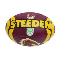 Steeden Brisbane Broncos Supporter Sponge Football - SPORTFIRST HERVEY BAY