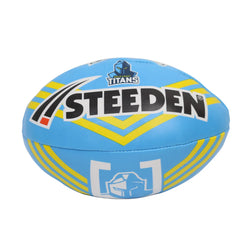 Steeden Gold Coast Titans Supporter Sponge Football - SPORTFIRST HERVEY BAY
