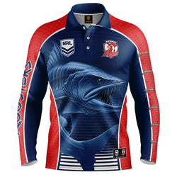 Sydney Roosters Barracuda Fishing Shirt - SPORTFIRST HERVEY BAY