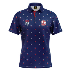 Sydney Roosters Mens Mulligan Golf Polo - SPORTFIRST HERVEY BAY