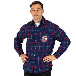 Sydney Roosters Mustang Flannel Shirt - SPORTFIRST HERVEY BAY