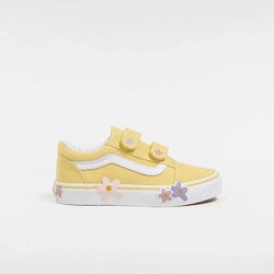 Vans Old Skool V Flower Kids Shoe - SPORTFIRST HERVEY BAY