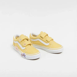 Vans Old Skool V Flower Kids Shoe - SPORTFIRST HERVEY BAY